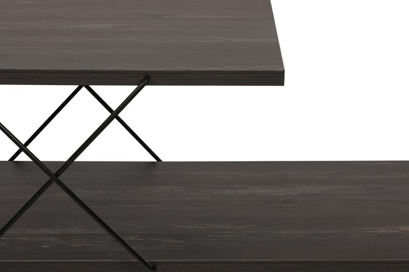 Jaennis TV-Bord 120 cm - Mørkebrun - Møbler - TV borde & mediemøbler - TV-borde