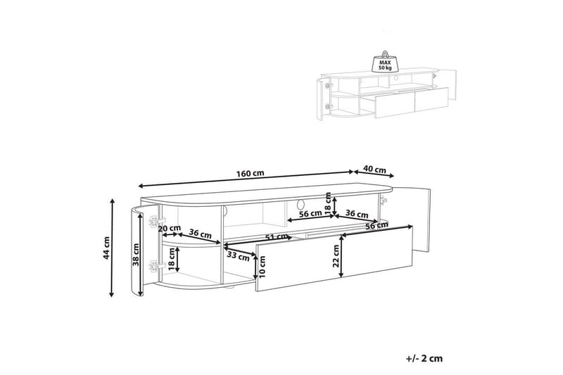 TV-bord Jerome - Møbler - TV borde & mediemøbler - TV-borde