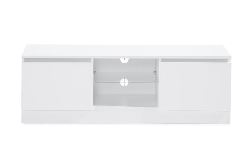 Jugansbo TV-Bord 120 cm med LED-belysning - Hvid - Møbler - TV borde & mediemøbler - TV-borde
