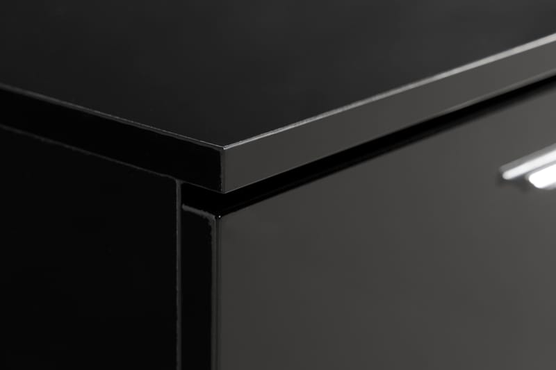 Jugansbo TV-Bord 140 cm LED-belysning - Sort - Møbler - TV borde & mediemøbler - TV-borde