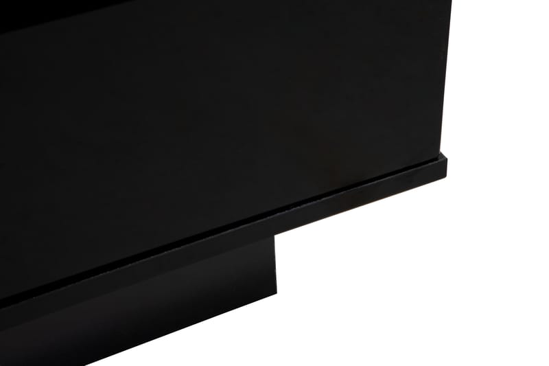 Jugansbo TV-Bord 158 cm med LED-belysning - Sort - TV-borde