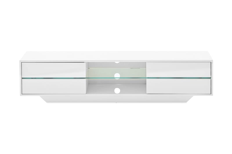 Jugansbo TV-Bord 160 cm LED-belysning - Hvid - Møbler - TV borde & mediemøbler - TV-borde
