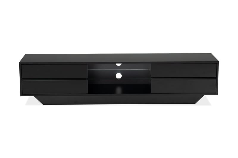 Jugansbo TV-bord 36 cm med LED Belysning - Sort - Møbler - TV borde & mediemøbler - TV-borde