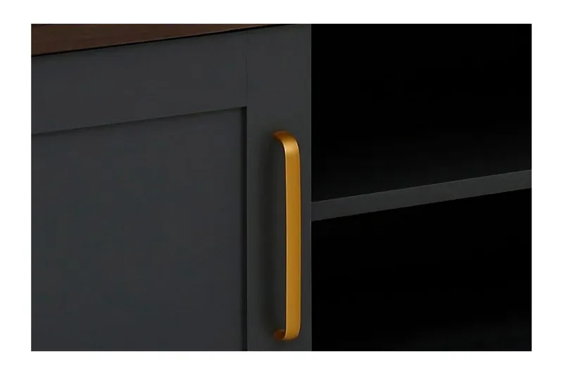 Juntolah Tv-bord 160x39 cm - Sort - Møbler - TV borde & mediemøbler - TV-borde