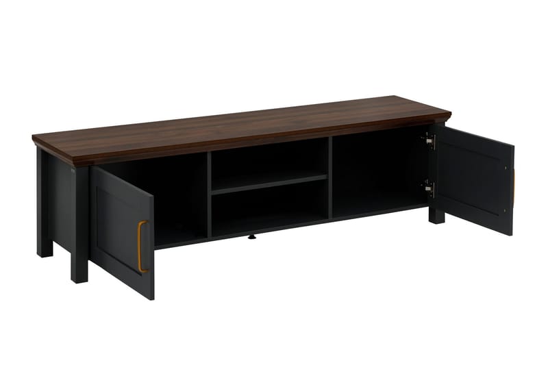 Juntolah Tv-bord 160x39 cm - Sort - Møbler - TV borde & mediemøbler - TV-borde