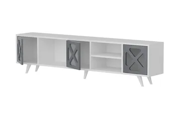 Kallboda TV-Bord 180 cm - Hvid/grå - Møbler - TV borde & mediemøbler - TV-borde