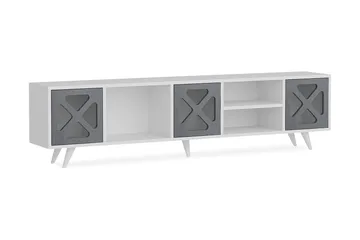 Kallboda TV-Bord 180 cm - Hvid/grå - Møbler - TV borde & mediemøbler - TV-borde