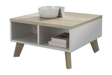 Kardos TV-bord 60 cm - Hvid/Eg - Møbler - TV borde & mediemøbler - TV-borde
