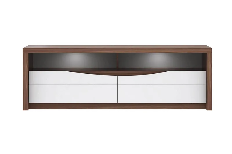 Keoisha TV-Bord 148 cm - Brun/hvid - Møbler - TV borde & mediemøbler - TV-borde