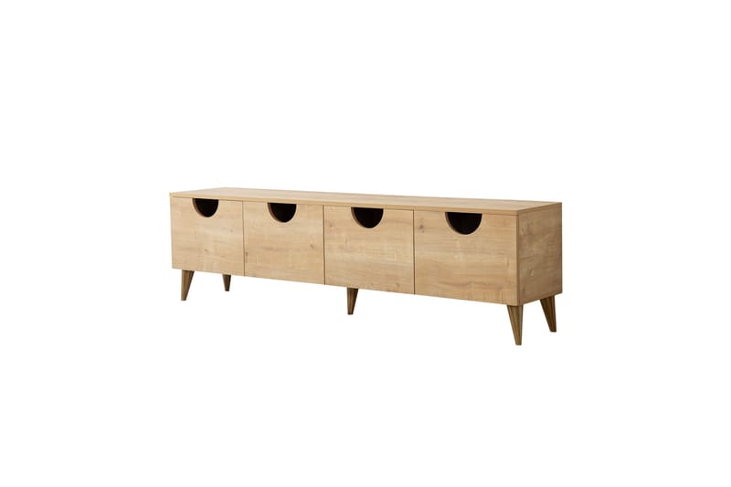 Khalidur TV-Bord 180 cm - Oak - Møbler - TV borde & mediemøbler - TV-borde