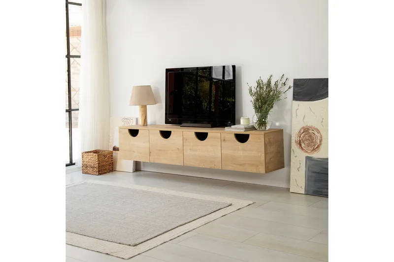 Khalidur TV-Bord 180 cm, Oak