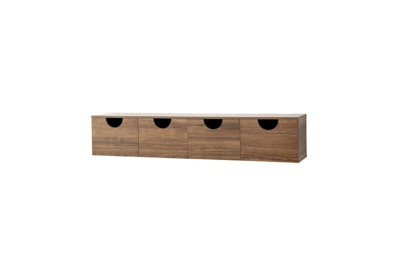 Khalidur TV-Bord 180 cm - Valnød finér - Møbler - TV borde & mediemøbler - TV-borde