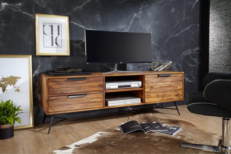 Kimbal TV-Bord 160 cm - Træ/natur - Møbler - TV borde & mediemøbler - TV-borde