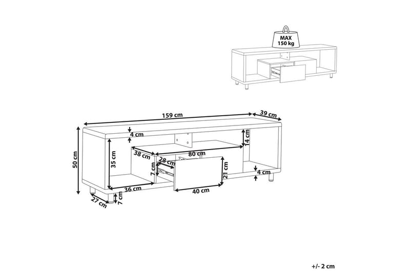 TV-bord Knox - Møbler - TV borde & mediemøbler - TV-borde
