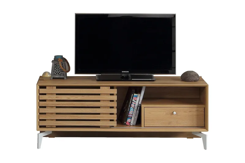 Komfortabel TV-Bord 100 cm, Grå træ