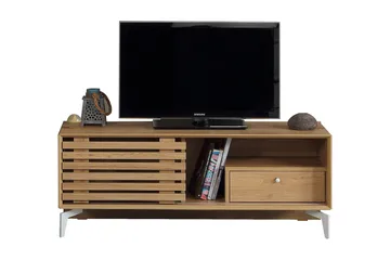 Komfortabel TV-Bord 100 cm - Grå træ - Møbler - TV borde & mediemøbler - TV-borde