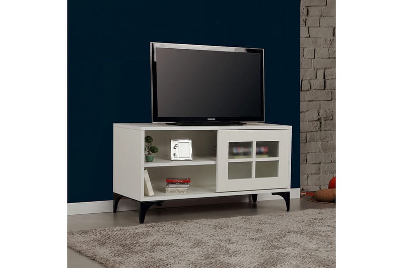 Komfortabel TV-Bord 100 cm - Hvid - Møbler - TV borde & mediemøbler - TV-borde