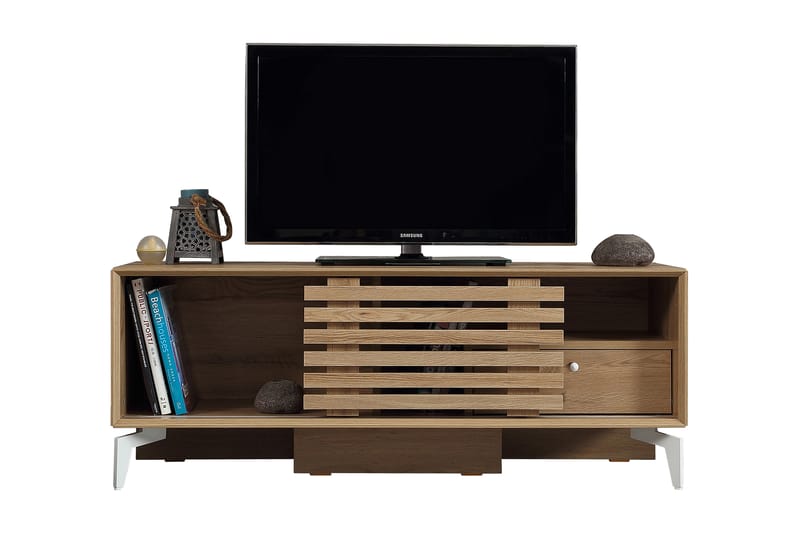 Komfortabel TV-Bord 125 cm - Træ - TV-borde