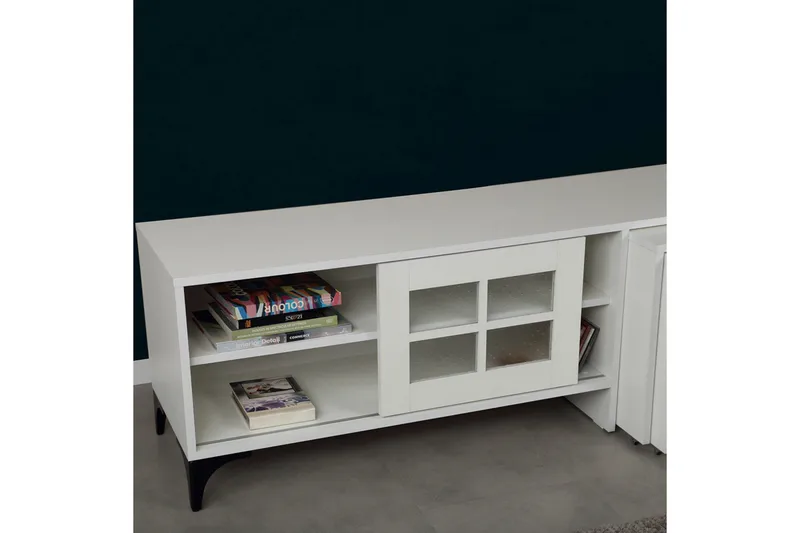 Komfortabel TV-Bord 150 cm - Hvid - Møbler - TV borde & mediemøbler - TV-borde