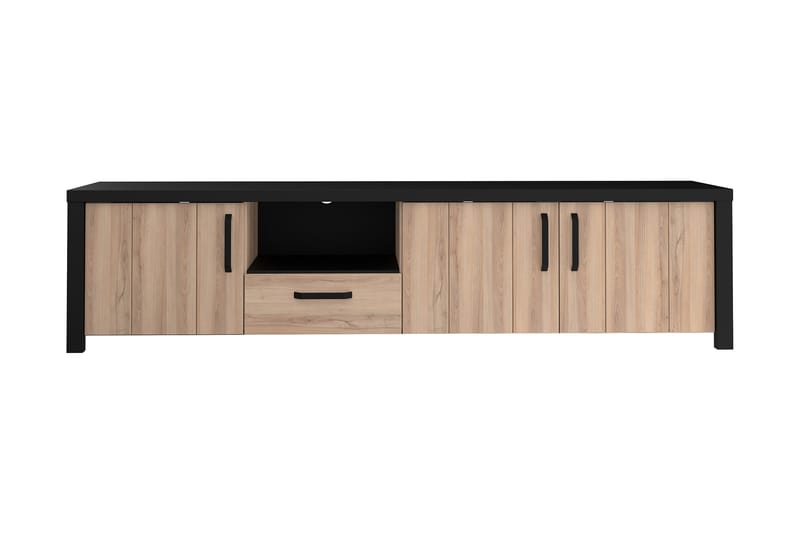 Konitsa TV-Bord 210 cm - Brun/Sort - Møbler - TV borde & mediemøbler - TV-borde