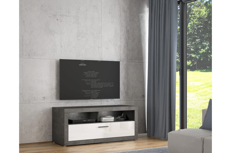 Kranea TV-Bord 138 cm - Grå/Hvid - Møbler - TV borde & mediemøbler - TV-borde
