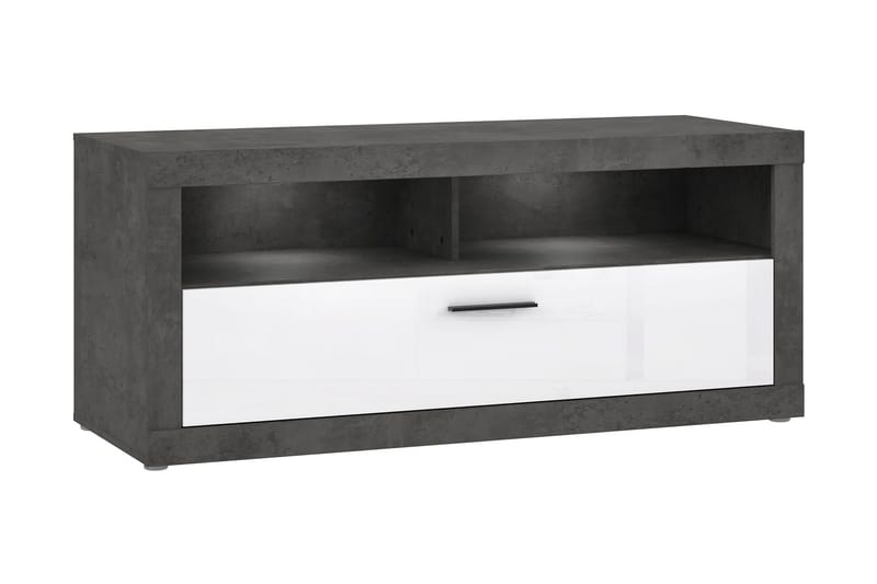 Kranea TV-Bord 138 cm, Grå/Hvid