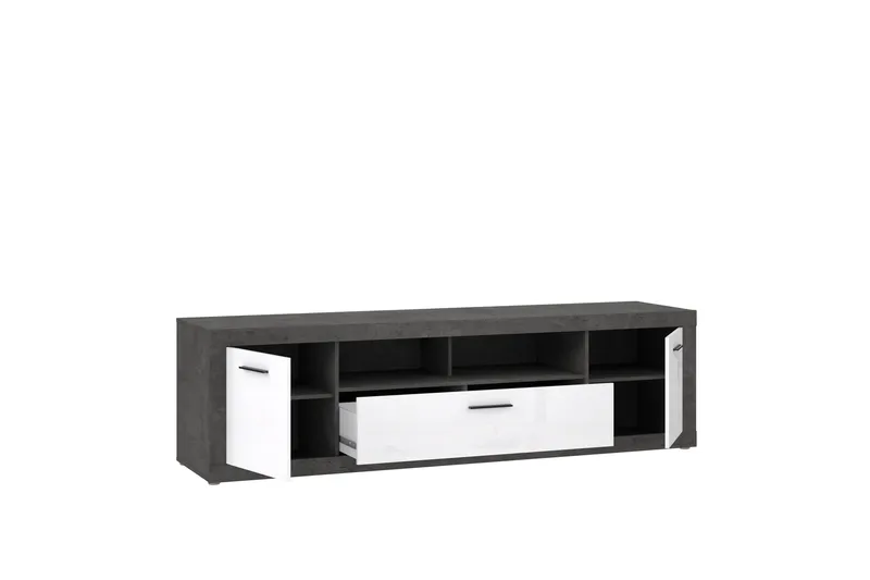 Kranea TV-Bord 213 cm - Grå/Hvid - Møbler - TV borde & mediemøbler - TV-borde