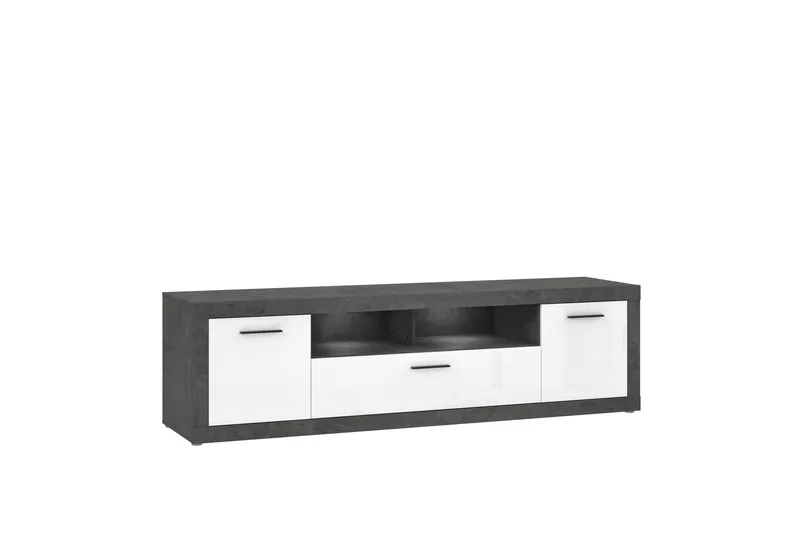 Kranea TV-Bord 213 cm - Grå/Hvid - Møbler - TV borde & mediemøbler - TV-borde