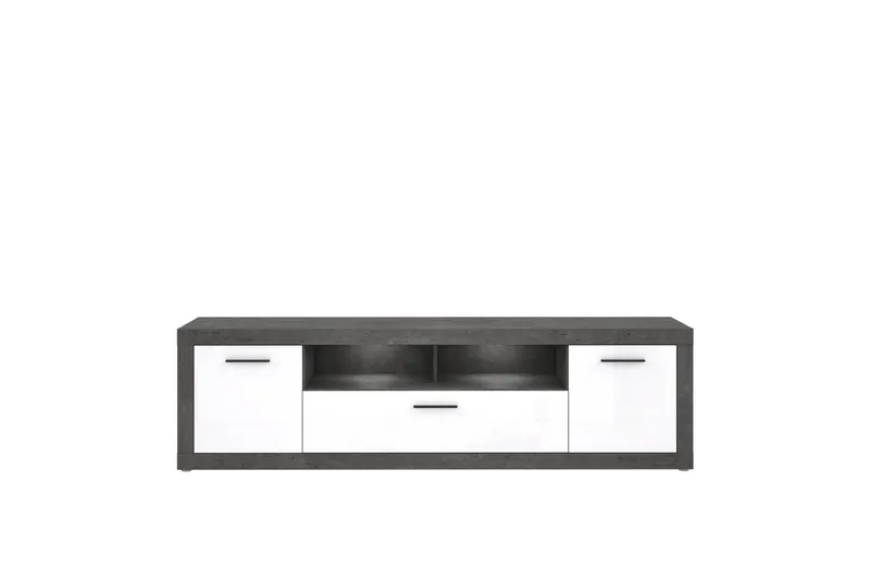 Kranea TV-Bord 213 cm - Grå/Hvid - Møbler - TV borde & mediemøbler - TV-borde