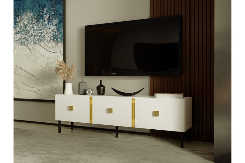 Lagho TV-Bord 150 cm - Guld - TV-borde