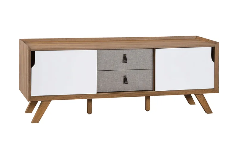 Laiya TV-bænk 147 cm i Træ, Mellembrun