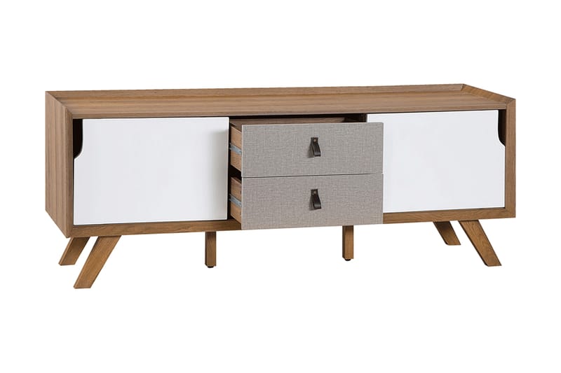 Laiya TV-bænk 147 cm i Træ - Mellembrun - Møbler - TV borde & mediemøbler - TV-borde