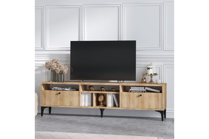 Lanzano TV-Bord 180 cm - Natur - TV-borde