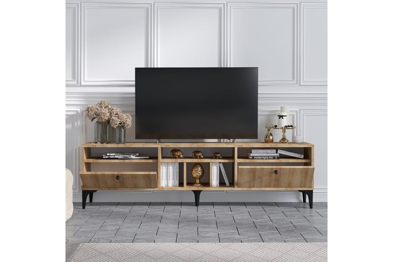 Lanzano TV-Bord 180 cm - Natur - TV-borde