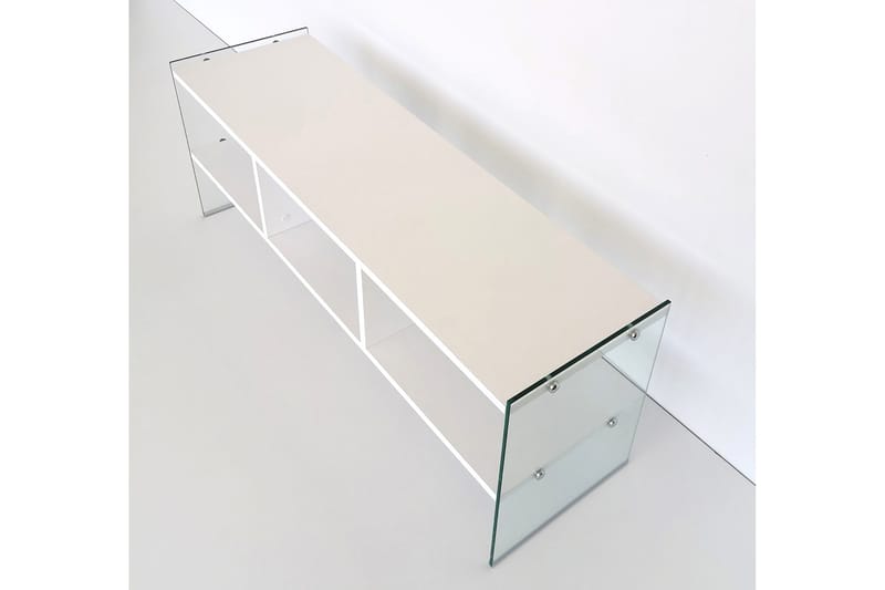 Lekkenne TV-Bord 122 cm - Hvid - Møbler - TV borde & mediemøbler - TV-borde