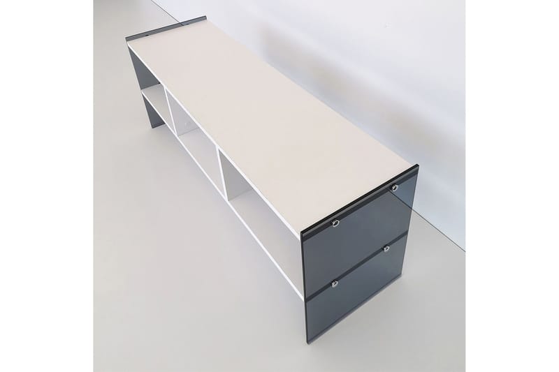 Lekkenne TV-Bord 122 cm - Hvid - Møbler - TV borde & mediemøbler - TV-borde