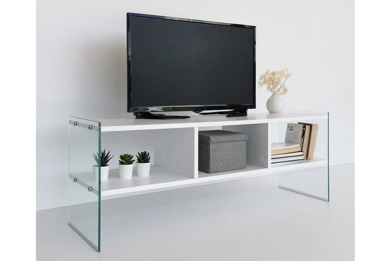 Lekkenne TV-Bord 122 cm - Hvid - Møbler - TV borde & mediemøbler - TV-borde