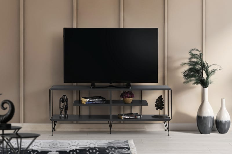 Leopoldis TV-Bord 120 cm - Antracit - TV-borde