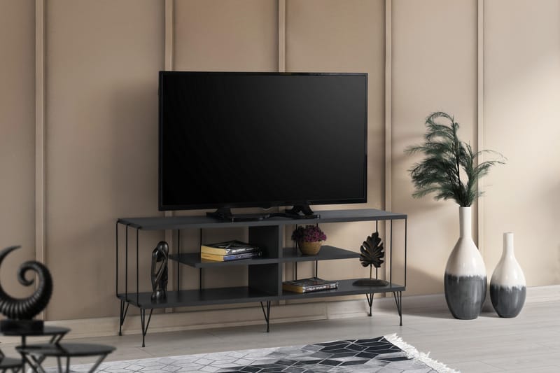 Leopoldis TV-Bord 120 cm - Antracit - TV-borde