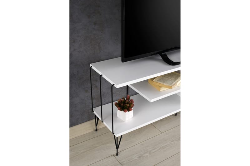 Leopoldis TV-bord 120 cm - Hvid - TV-borde