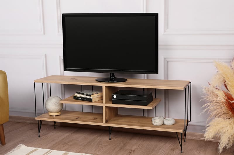 Leopoldis TV-bord 120 cm - Natur - Møbler - TV borde & mediemøbler - TV-borde