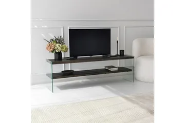 Lepinas Fritstående Tv-bord 140 cm i Malet Træ - Mørkebrun - Møbler - TV borde & mediemøbler - TV-borde