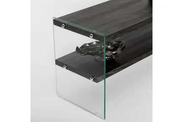 Lepinas Fritstående Tv-bord 140 cm i Malet Træ - Mørkebrun - Møbler - TV borde & mediemøbler - TV-borde