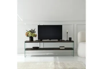Lepinas Fritstående Tv-bord 140 cm i Malet Træ - Mørkebrun - Møbler - TV borde & mediemøbler - TV-borde