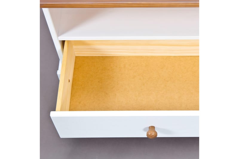 Livesey TV-Bord 180 cm - Hvid/Brun - Møbler - TV borde & mediemøbler - TV-borde