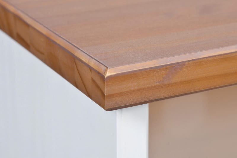 Livesey TV-Bord 180 cm - Hvid/Brun - Møbler - TV borde & mediemøbler - TV-borde