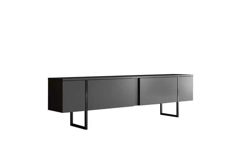 Luxe Tv-bord 180x50 cm Sort - Hanah Home - Møbler - TV borde & mediemøbler - TV-borde