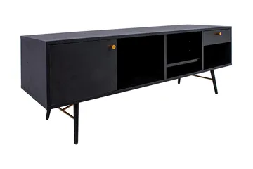 Luxembourg TV-Bord Sort/ Kobber - Møbler - TV borde & mediemøbler - TV-borde