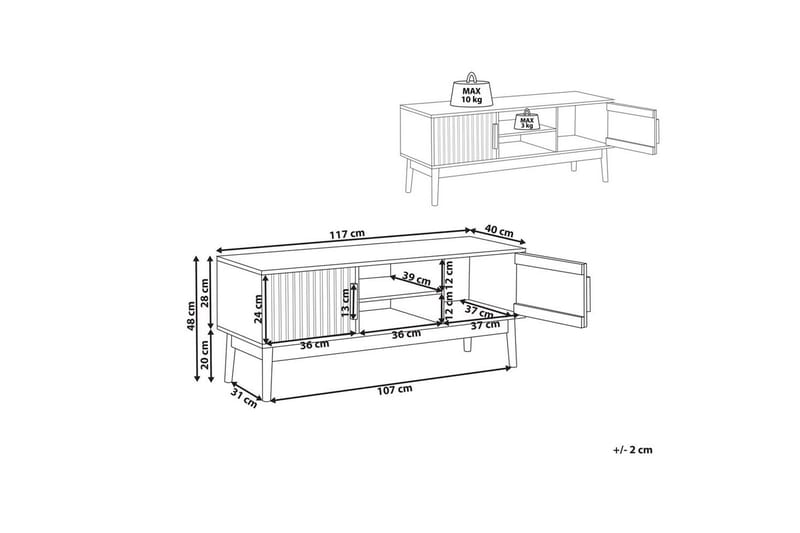 TV-bord Lynwood - Møbler - TV borde & mediemøbler - TV-borde