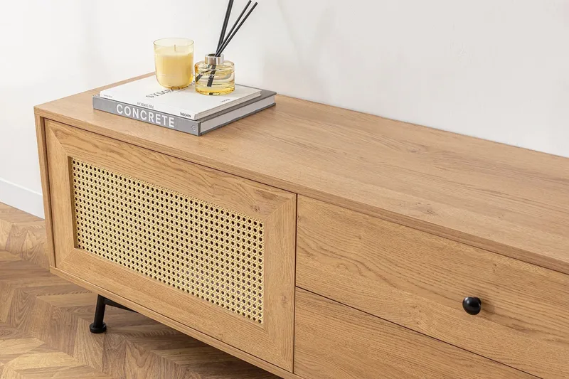 Makwana TV-Bord 140 cm - Nature - Møbler - TV borde & mediemøbler - TV-borde